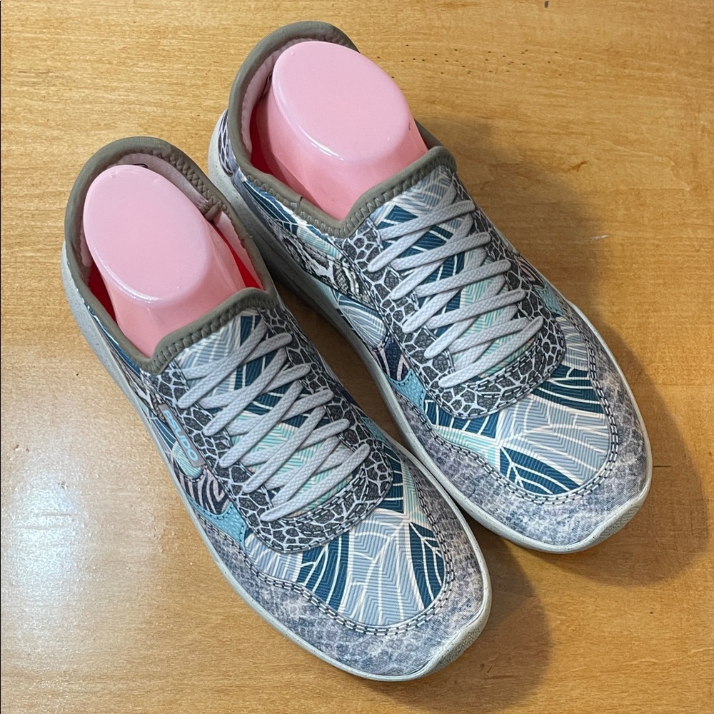 Psudo Men's Athletic Lace-Up Sneakers - Blue & Gray. Size 10